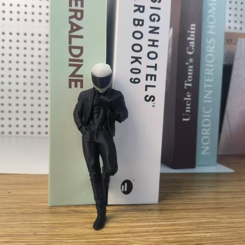 3D Printed Motorcycle Rider Bookend