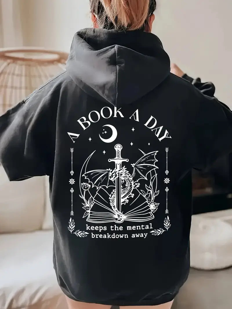 A Book A Day, Keeps the Mental Breakdown Away Hoodie