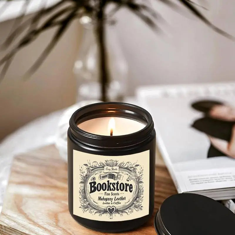 Bookstore Candle
