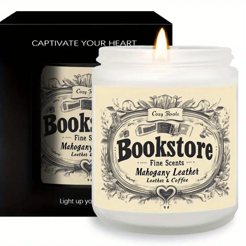 Bookstore Candle