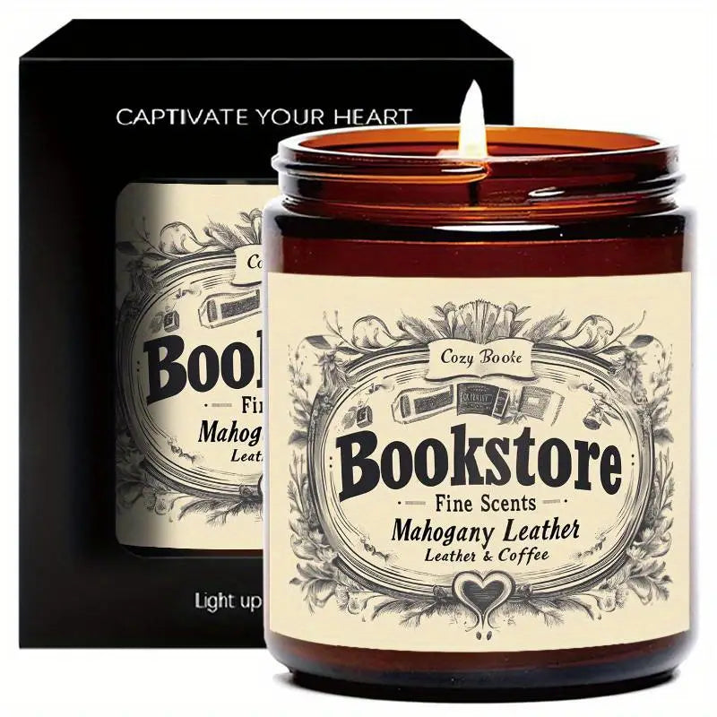 Bookstore Candle
